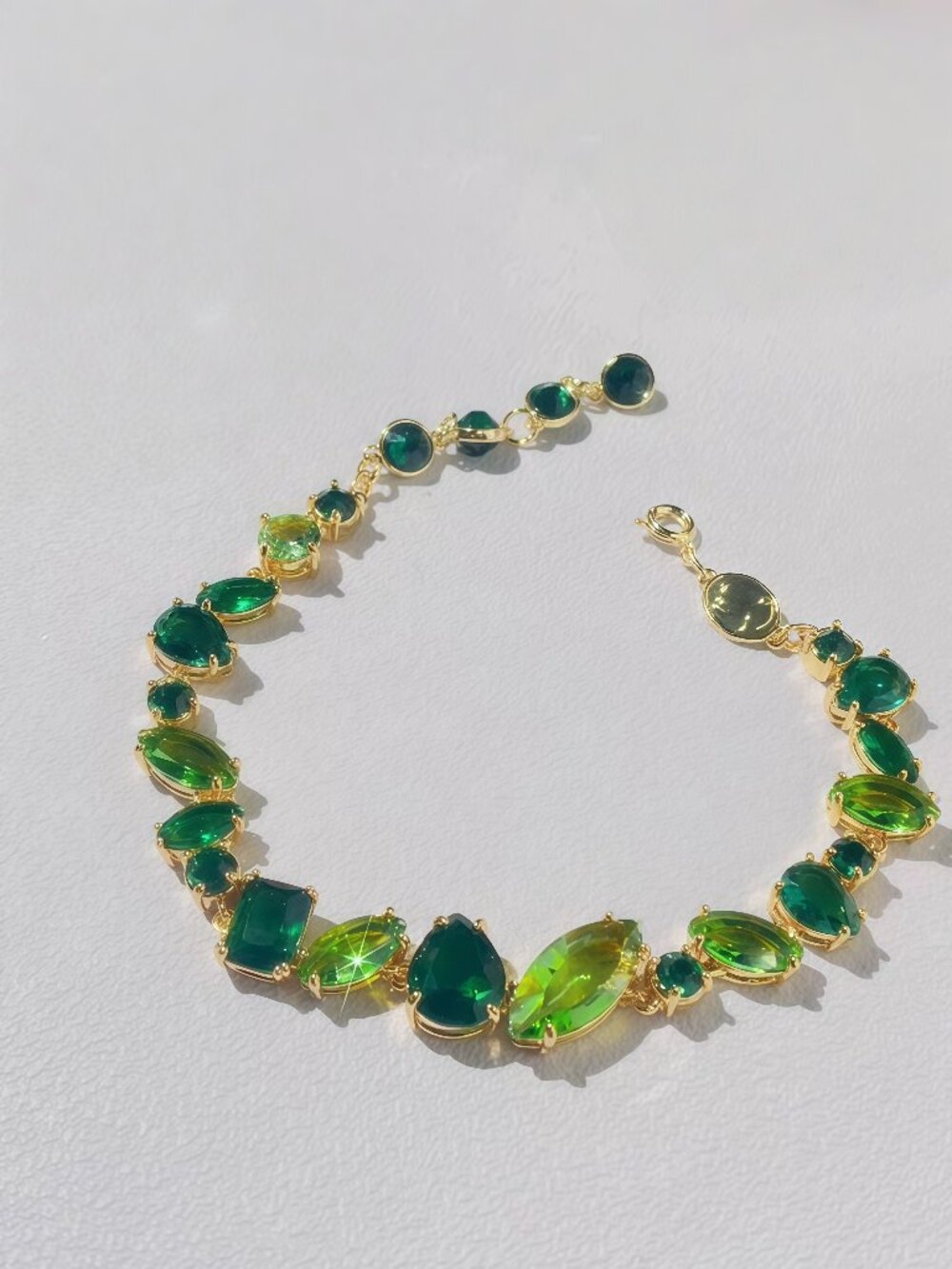 Swarovski GEMA Green Elegant Crystal Bracelet Woman New